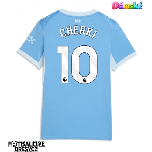 Manchester City Rayan Cherki #10 Dámské Domácí Dres 2026-27 Krátký Rukáv Manchester City Rayan Cherki #10 Dámské Domácí Dres 2026-27 Krátký Rukáv
